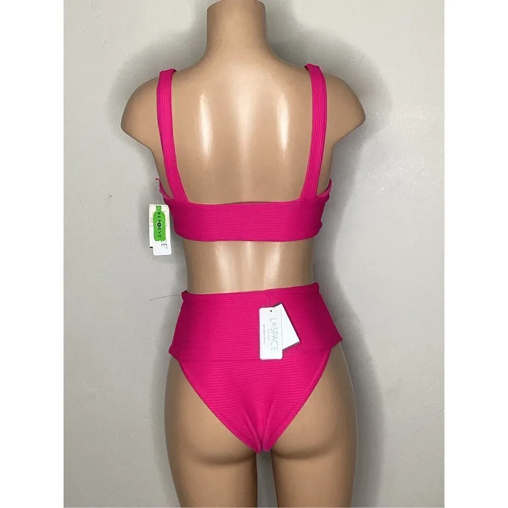 New. L*SPACE Fisher top and Desi bottom. DD-top/S-bottom. Retails $220